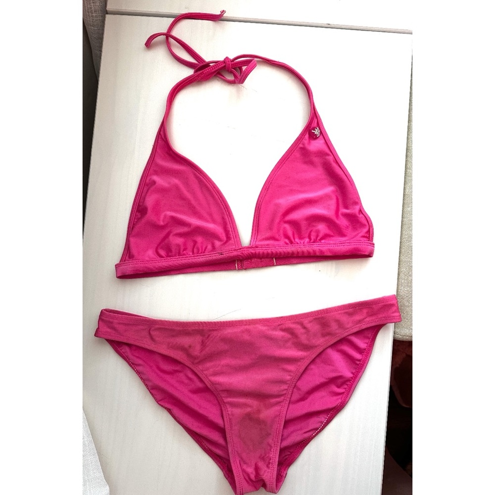 Vintage Circa 2013, Bamboo Island, Pink, Low Rider Bikini, Size Medium